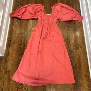 NWOT DOEN Catrinette Maxi Dress Nightgown in Apple blossom SZ SMALL